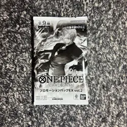 ONE PIECE TCG CARD GAME AUTHENTIC JAPANESE PROMOTION PACK EX VOL.2 PROMO Sanji - Image 3