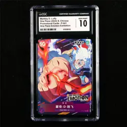 CGC 10 GEM MINT 2024 One Piece CHN Monkey D. Luffy P-041 P - Image 1