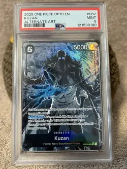 Kuzan (Parallel) OP10-082 Royal Blood Foil One piece PSA 9 english - Image 1
