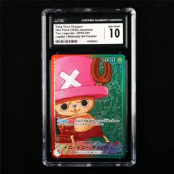 CGC 10 GEM MINT 2024 One Piece JPN Tony Tony Chopper OP08-001 L (Alt Art) - Image 1