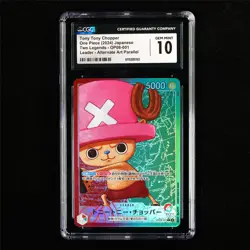 CGC 10 GEM MINT 2024 One Piece JPN Tony Tony Chopper OP08-001 L (Alt Art) - Image 2