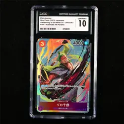 CGC 10 GEM MINT 2023 One Piece JPN Zoro-Juurou OP05-067 R (Alt Art) - Image 1