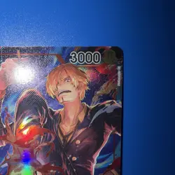 One Piece Sanji (Parallel) (OP01-013/284) OP01 Romance Dawn NM FOIL - Image 3