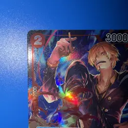 One Piece Sanji (Parallel) (OP01-013/284) OP01 Romance Dawn NM FOIL - Image 4