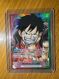 Monkey.D.Luffy - OP01-003 - Alt Art Leader - English Errata Straw Hat one piece - Image 1