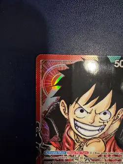 Monkey.D.Luffy - OP01-003 - Alt Art Leader - English Errata Straw Hat one piece - Image 3