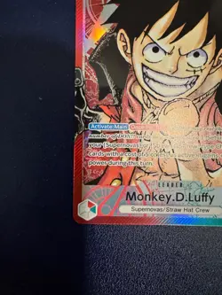 Monkey.D.Luffy - OP01-003 - Alt Art Leader - English Errata Straw Hat one piece - Image 4