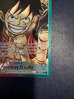 Monkey.D.Luffy - OP01-003 - Alt Art Leader - English Errata Straw Hat one piece - Image 5