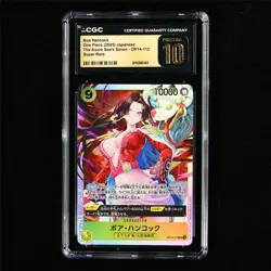 CGC 10 PRISTINE 2025 One Piece JPN Boa Hancock OP14-112 SR - Image 2