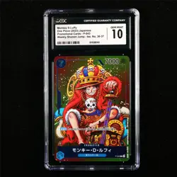 CGC 10 GEM MINT 2023 One Piece JPN Monkey D. Luffy P-043 P - Image 1