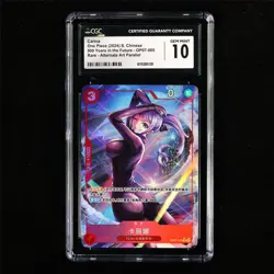 CGC 10 GEM MINT 2024 One Piece CHN Carina OP07-005 R (Alt Art) - Image 2