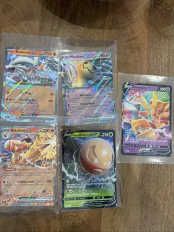 5 Jumbo Pokemon Cards Oversized Lot Great Gift Display Set Collection J3 - Image 1