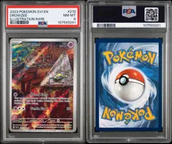 2023 POKEMON SVI EN-SCARLET & VIOLET ILLUSTRATION RARE #210 DROWZEE PSA 8 - Image 3