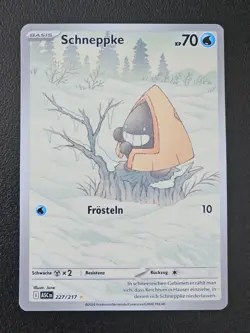 Pokemon Schneppke 227/217 ASC Erhabene Helden Deutsch Fullart Mega Entwicklung - Image 1