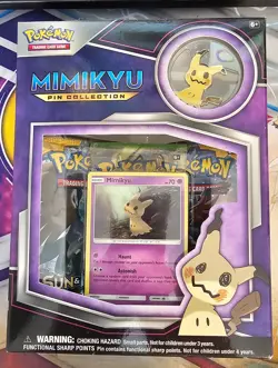 POKEMON TCG Mimikyu Pin Collection Box - SEALED - Sun & Moon - 3 Packs - 2017 - Image 1