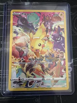 2023 Pokemon TCG SWSH FA Pikachu Crown Zenith Secret Rare NM - Image 1