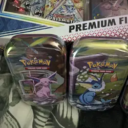 Pokemon TCG Prismatic Evolutions Premium Figure Collection & 4 Prismatic Tins - Image 2