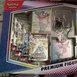Pokemon TCG Prismatic Evolutions Premium Figure Collection & 4 Prismatic Tins - Image 5