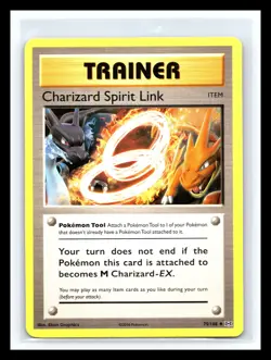 💥 Charizard Spirit Link 75/108 Evolutions Regular 2016 XY Pokemon - Image 1