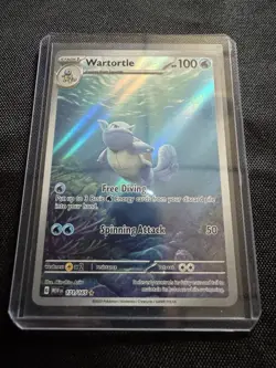Pokemon 151 Wartortle 171/165 Illustration Rare English NM Condition - Image 1