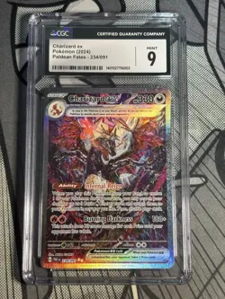 Charizard ex Pokemon (2024) Paldean Fates 234/091 Special Illustration Rare CGC9 - Image 1