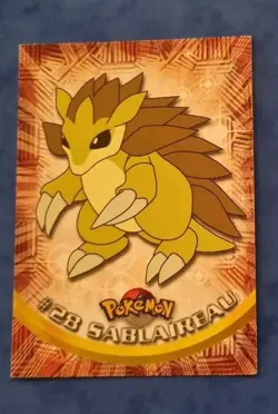 POKEMON Carte TOPPS N° 28 SABLAIREAU - Image 1
