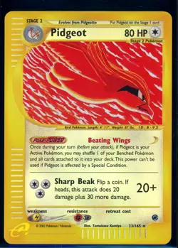 Pokemon EXPEDITION - #23/165 Pidgeot - Reverse Holo - ENG - Near Mint+ - Image 1