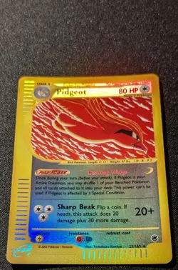 Pokemon EXPEDITION - #23/165 Pidgeot - Reverse Holo - ENG - Near Mint+ - Image 4