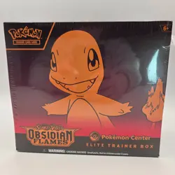 Pokemon Center Obsidian Flames ETB Scarlet & Violet SV3 Sealed Elite Trainer Box 820650853913 - Image 1