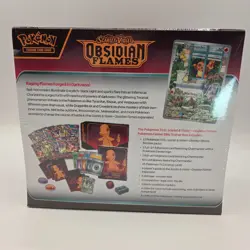 Pokemon Center Obsidian Flames ETB Scarlet & Violet SV3 Sealed Elite Trainer Box 820650853913 - Image 4
