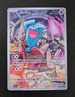 Pokemon Team Rockets Woingenau SVP203 Black Star Promo NM Deutsch Ewige Rivalen - Image 1