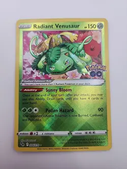 Radiant Venusaur 004/078 Pokemon GO Holo - Image 1
