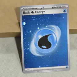 Pokemon Basic Water Energy Cosmos Holo with SWIRL SVE 003 151 - Image 1