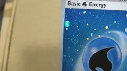 Pokemon Basic Water Energy Cosmos Holo with SWIRL SVE 003 151 - Image 2