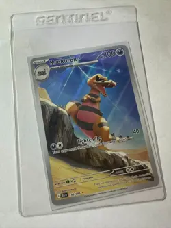 Pokemon TCG Krokorok 136/086 Illustration Rare – S&V Black Bolt Set – Near Mint - Image 1