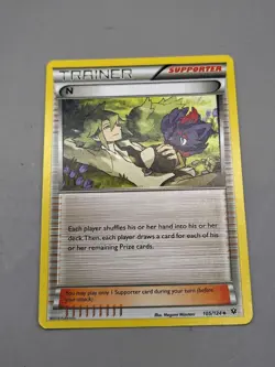 POKEMON N SUPPORTER #105/124 UNCOMMON FATES COLLIDES NM - Image 2