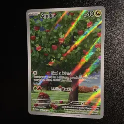 Pokemon Applin IR 185/167 Twilight Masquerade English NM - Image 1