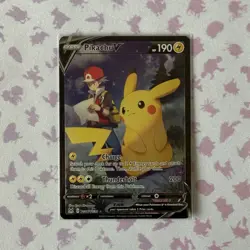Pikachu V TG16/TG30 Lost Origin Trainer Gallery Pokemon TCG Holo NM - Image 1