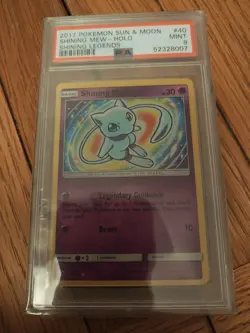 Pokemon - Shining Legends - Shining Mew 40/73 PSA9 - Image 1