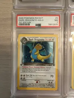 2000 Pokemon Rocket Lot, New Slabs W/ Plastic Covers, All 1st Edition Holo - Image 3