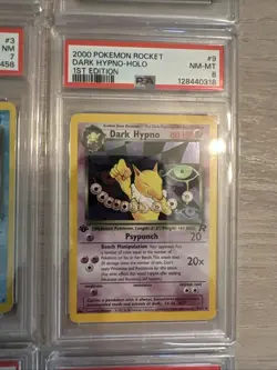 2000 Pokemon Rocket Lot, New Slabs W/ Plastic Covers, All 1st Edition Holo - Image 4