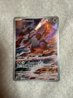 Groudon IR 199/182 Pokemon Sv04: Paradox Rift - Image 1
