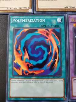 YUGIOH SET BLUE EYES WHITE ULTIMATE DRAGON POLYMERIZATION AUTHENTIC NM - Image 4