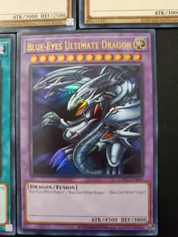 YUGIOH SET BLUE EYES WHITE ULTIMATE DRAGON POLYMERIZATION AUTHENTIC NM - Image 5