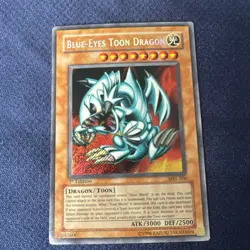 Blue-Eyes Toon Dragon MRL-000 Magic Ruler 1st Edition - Image 1
