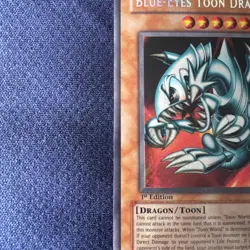 Blue-Eyes Toon Dragon MRL-000 Magic Ruler 1st Edition - Image 4