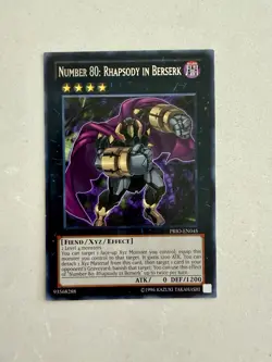 Number 80: Rhapsody in Berserk PRIO-EN045 Rare Unlimited LP - Image 1