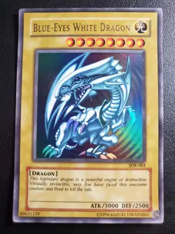 Yu-Gi-Oh! Blue Eyes White Dragon SDK-EN001 NM Ultra Rare NM Unlimited - Image 1