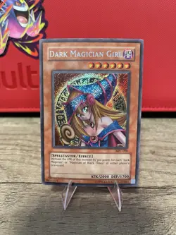 Yu-Gi-Oh! Dark Magician Girl MFC-000 Magician's Force Secret Rare Holo - Image 1