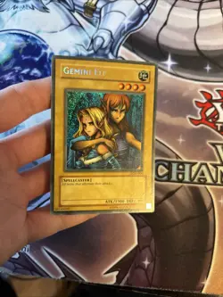 Yugioh Gemini Elf LON-000 Secret Rare REVERSE FOIL ERROR Unlimited LP (1) (WNU) - Image 2